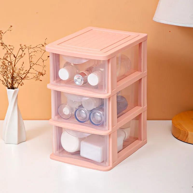 Capacity Cosmetic Storage Box Make Load Organizer Jewellery Nails Make Container Desktop Miscellaneous Storage Box