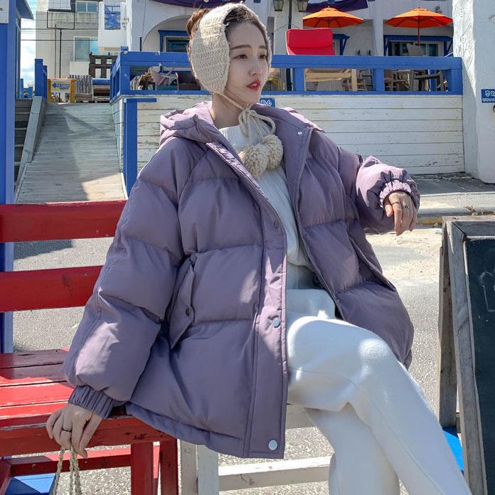 Women Short Jacket Winter Thick Hooded Cotton Padded Coats Female Loose Puffer Parkas Ladies Oversize Outwear
