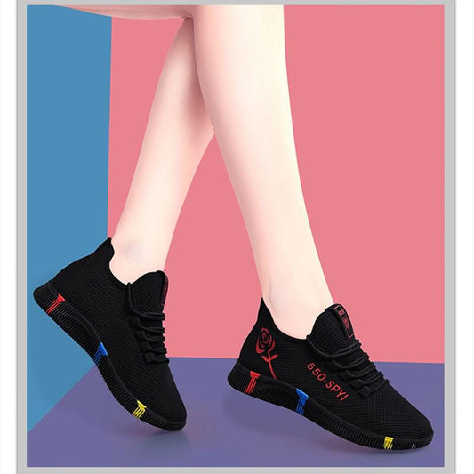 Old Beijing Cloth Shoes Women Mother Shoes Sports Casual Shoes Canvas Shoes Running Shoes Gym Sneakers