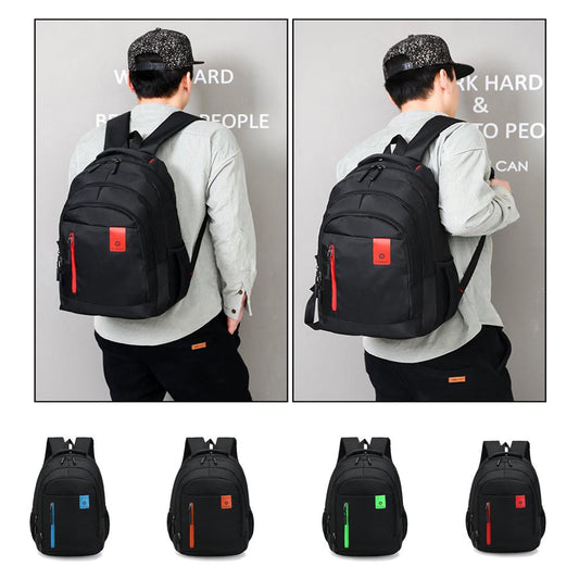 Men Large Capacity Backpack Travel Shoulder Bag Student Backpack Oxford Laptop Bag School Bag