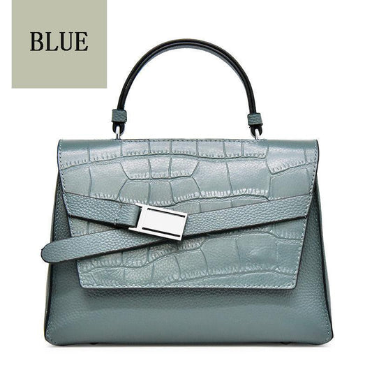Crocodile Leather Portable Messenger Bag Female Fashion Summer Light Luxury Explosion Style Ladies Shopping Shopping Bag
