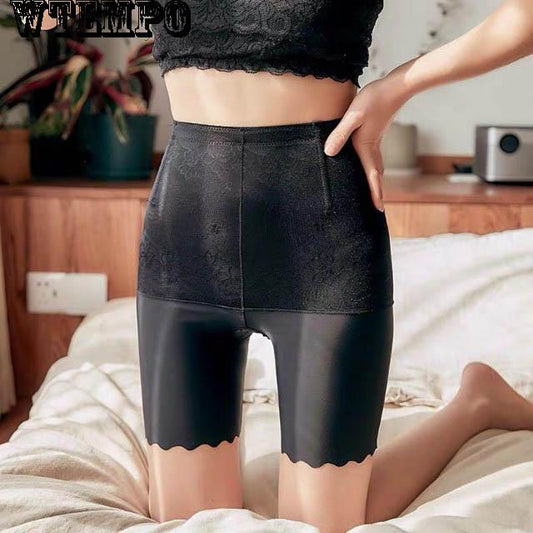 Abdominal Body Shaping Underwear Thin Waist Slimming Safety Leggings Anti-light High Waist