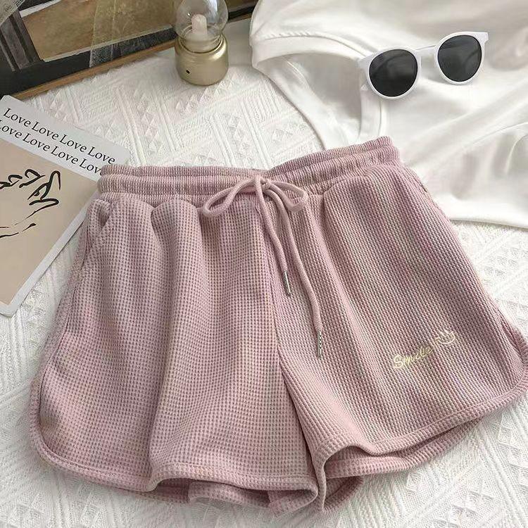 Shorts Women's Summer Loose High Waist Show Thin Wide Leg Casual Pants Student Sports Pants Korean Women's Clothing