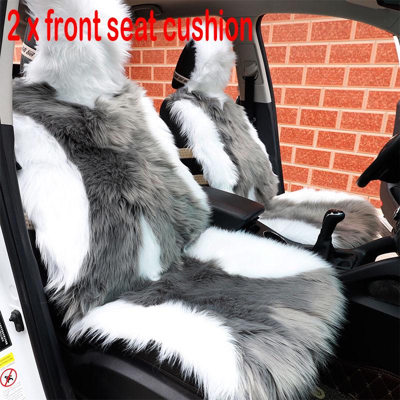 Car cushion winter wool car cushion comfortable warm plush universal cushion wool cushion