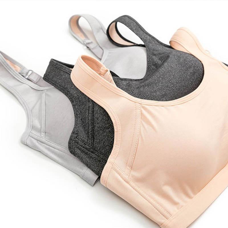 Female Sleep Running Yoga Comfortable No Steel Ring Fits Skin Sweat-absorbing Breathable Glossy Thin Cup Lightweight Sports and Leisure Bra