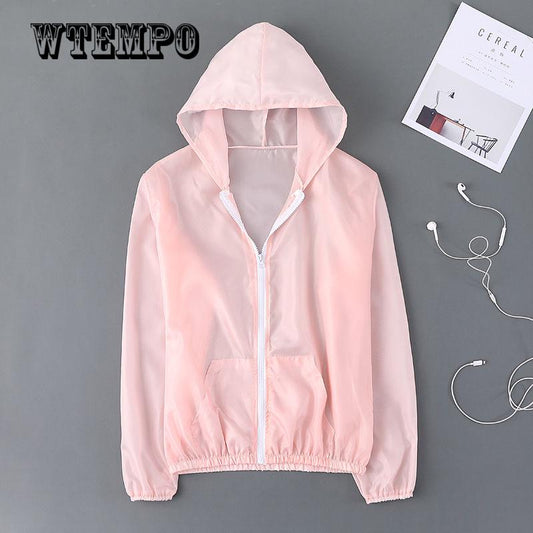 Casual Summer beach Sun Protection Women Long Thin Cardigan Sun Protection Clothing Tops