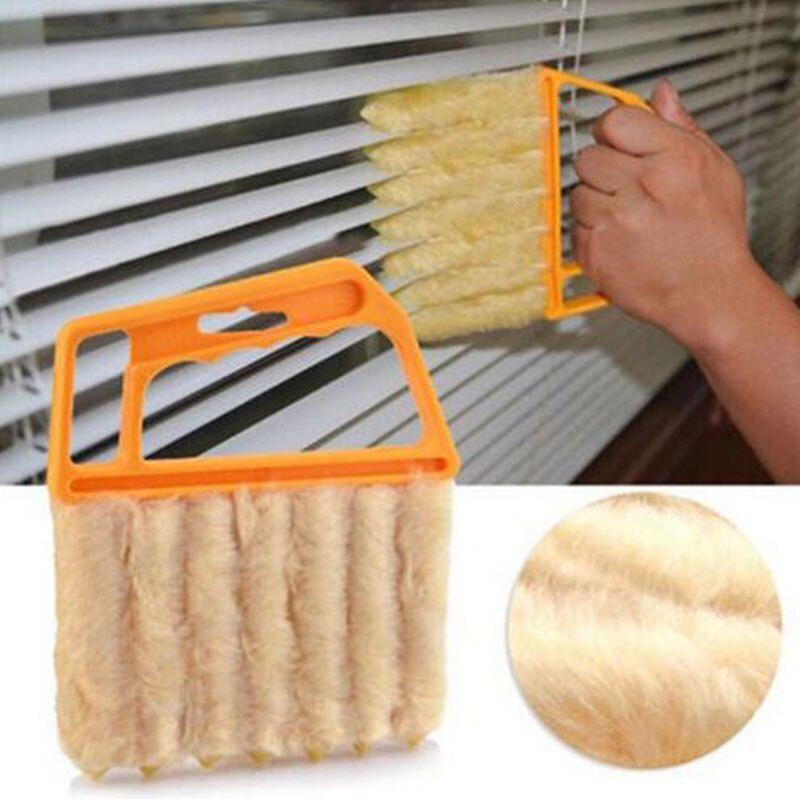 1/2pcs Microfibre Venetian Blind Blade Cleaner Window Conditioner Dust Cleaner Brush Vents Cleaner