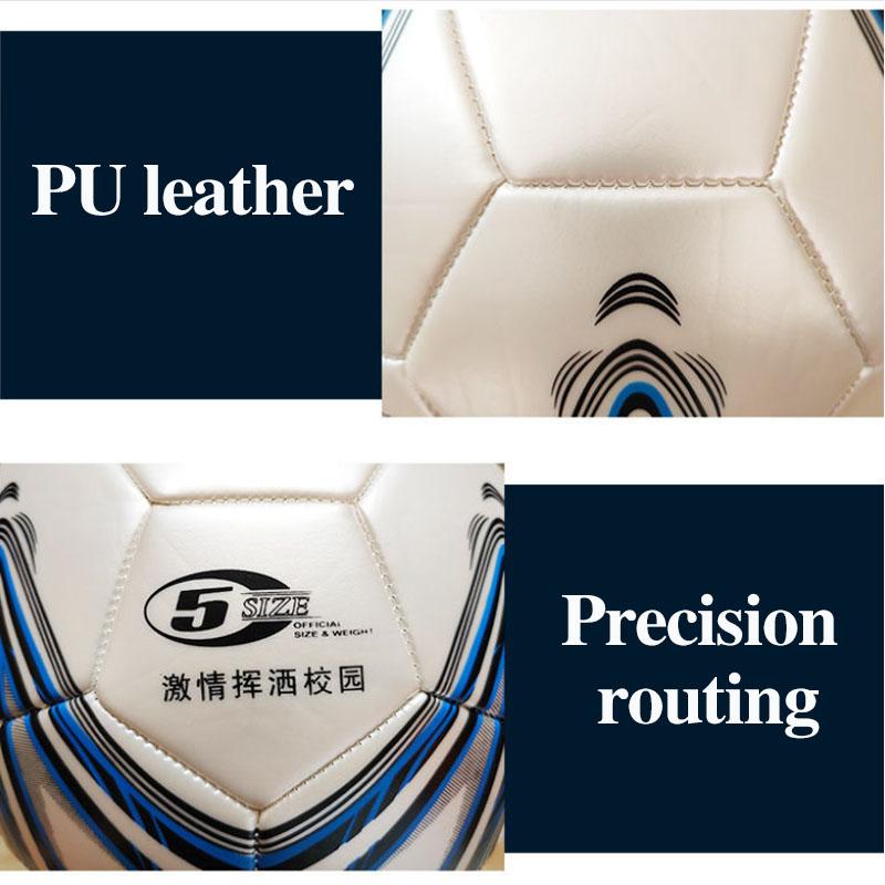Pentagram PU Soccer Ball Wear-resistant Student Soccer Training and Competition Football GB Football