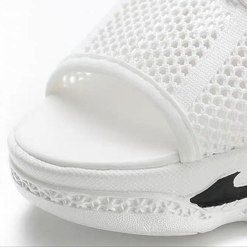 Casual Sports Sandals Women's Knitted Fish Mouth Thick Bottom Non-slip Lightweight Breathable Sports Models Light and Comfortable