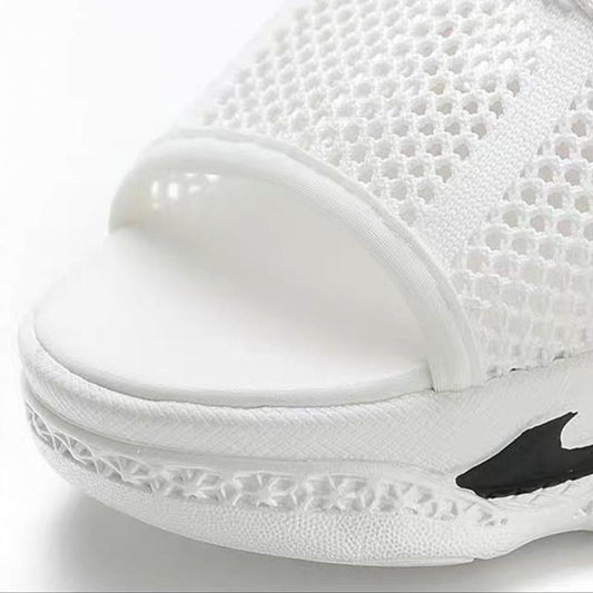 Casual Sports Sandals Women's Knitted Fish Mouth Thick Bottom Non-slip Lightweight Breathable Sports Models Light and Comfortable
