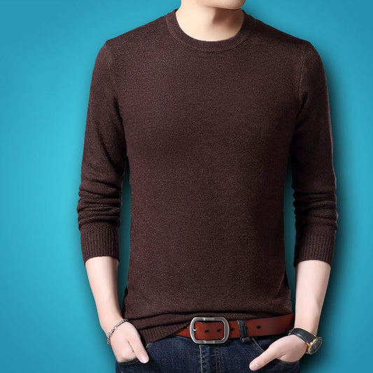 Sweater Men Brand Clothing Autumn Winter New Arrival Slim Warm Sweaters O-Neck Pullover Men