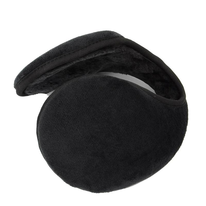 Crystal Super Soft Earmuffs Thick Plush Earmuffs Winter Men's Ear Wrap Ear Warmer Earmuffs Wearable Cold-proof Earmuffs