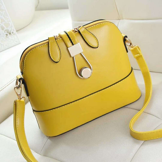 Fashion All-match Simple Lock Shell Bag Mini Bag Lady Shoulder Bag Female Messenger Bag Female Bag Trend