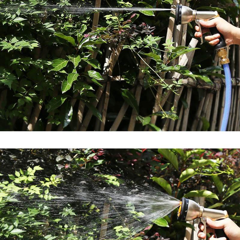 Multifunctional Car Wash Water Gun 9 Functions for Watering The Garden Forest Spraying Zinc Alloy High Pressure Water Gun Head Car Washing Supplies