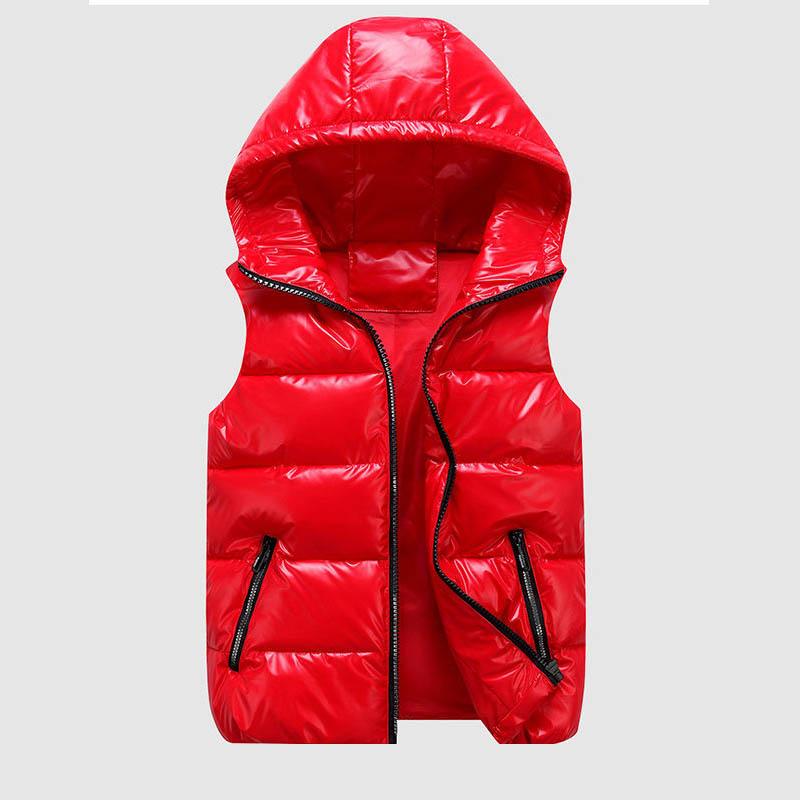 Glossy Down Cotton Vest Women's Plus Size Disposable Couple Fall/winter Student Wear