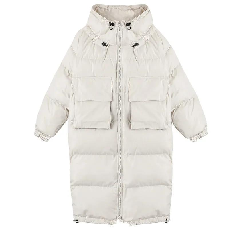 Coat Winter Women's Mid-length Padded Jacket Loose Women's Thick Coat Bread Coat