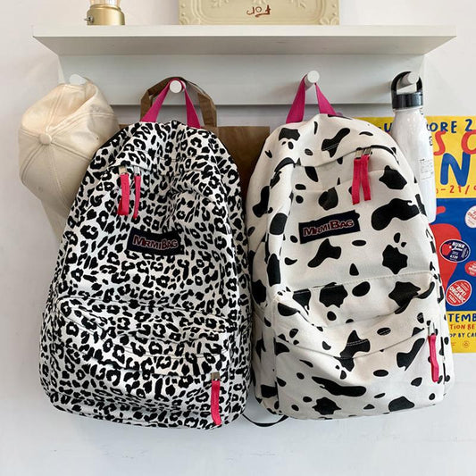 Schoolbag Female Student Korean Junior High School Simple and Versatile Backpack High School Large Capacity Waterproof Backpack