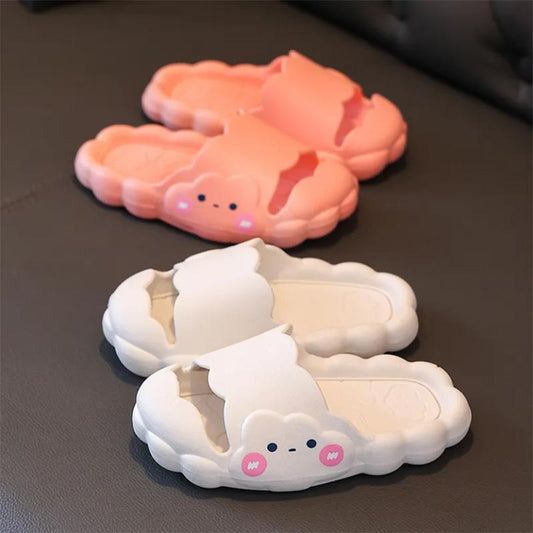Children's Cloud Slippers Summer Girl Princess Non-slip Bathroom Indoor Parent-child Baby Sandals and Slippers