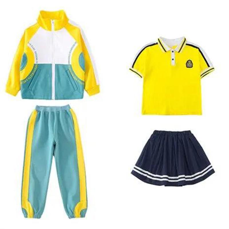 Kids School Uniform Foreign Style British Primary School Students Acting Class Uniforms Children's Graduation Suit 2021