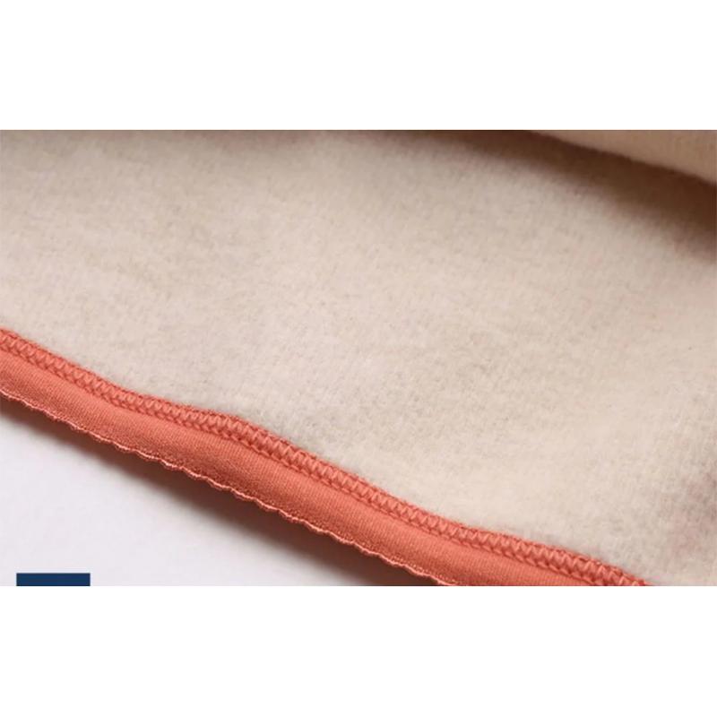 Women's Thermal Underwear Body Temperature Underwear Cotton Wool Thick Autumn and Winter Round Neck Bodysuit Long Sleeves Warm Pajamas Slim Trousers