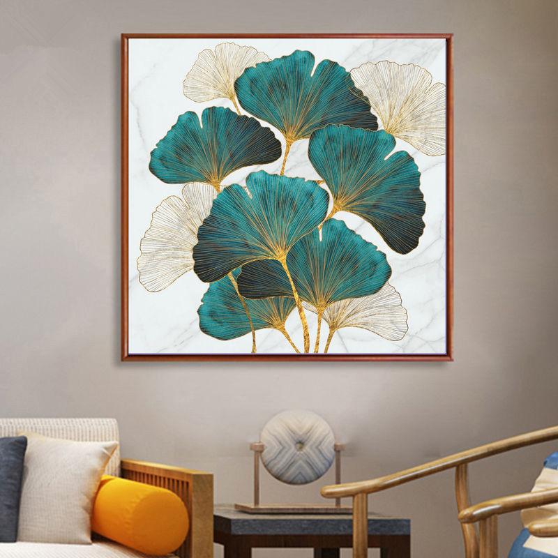 Ginkgo Leaf Diamond Painting Cross Stitch Living Room Dining Room Bedroom Small Painting Diamond Embroidery