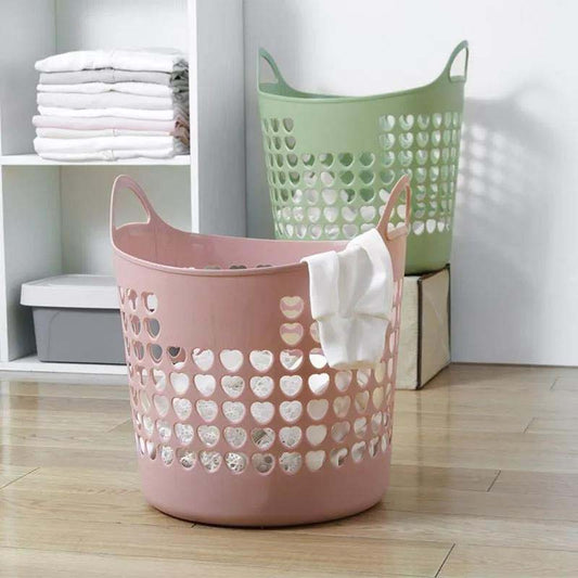 Foldable Plastic Storage Basket Large Size Bathroom Dirty Clothes Storage Basket Toy Storage Basket