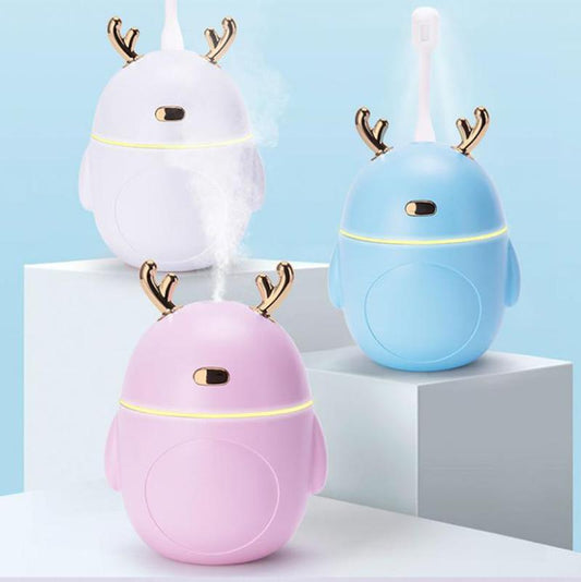 320ml Cute Deer Air Humidifier 8h Spray USB Electric Sprayer Mini Portable Aroma Diffuser for Home Office Car