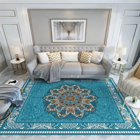 Living Room American Style Carpet French Non-slip Household Carpet Bedroom Bedside Luxury Washable Carpet European Style Carpet