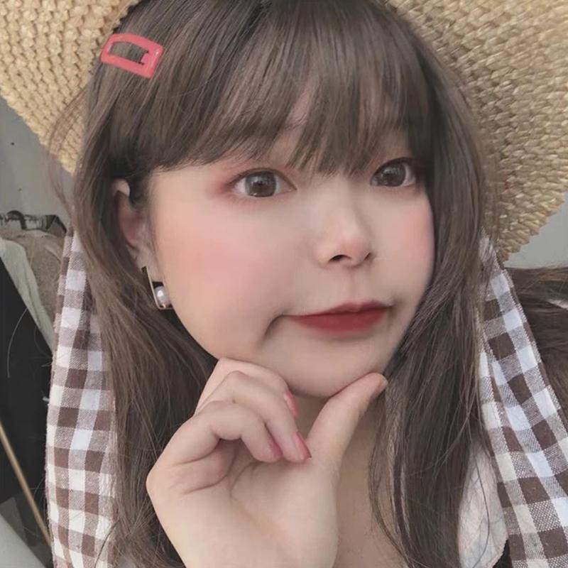 7PCS Cute and Sweet Bangs Clip Side Clip Candy Color Square Hairpin BB Clip Hairpin Hair Accessories Shiny Hairpin for Girl