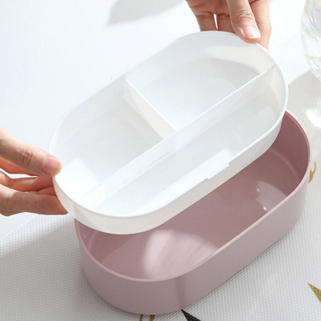 Microwave Lunch Box Japanese Wood Bento Box Single Layer Container Storage New