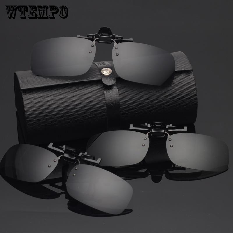 WTEMPO Glasses driving glasses sunglasses retro Clips goggles UV 400 protection