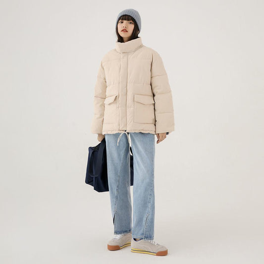 Winter Clothes Women's Korean Style Loose Thick Winter Bread Clothes Short Small Quilted Jacket Ins Tide