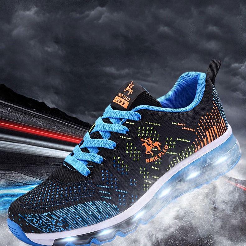 Basketball Shoes Air Cushion Running Shoes Non-slip Wear Resistant Shoes Men's Sneakers Large Size