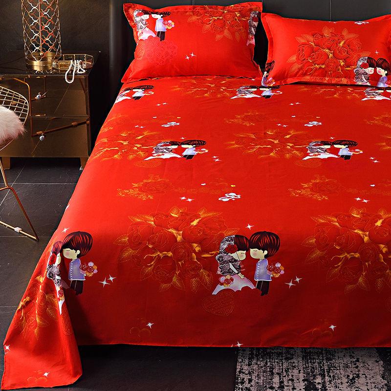 Thick Skin Care Twill Single-piece Bed Sheet Single Double Cover Sheet Household Bedding