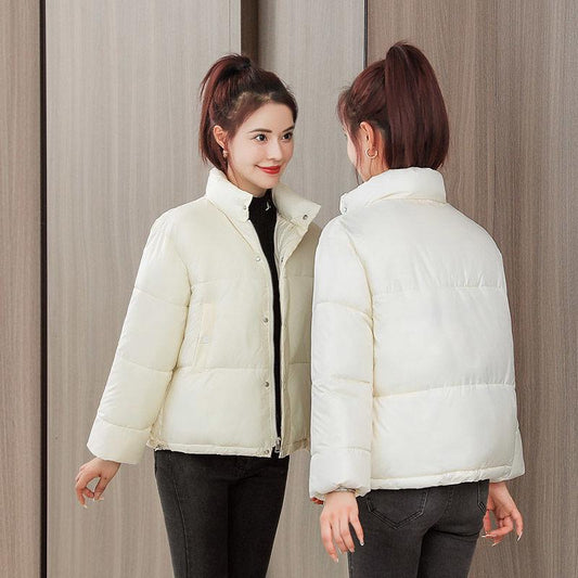Women's Down Padded Jacket Short Stand Collar Small Padded Jacket Padded Padded Jacket