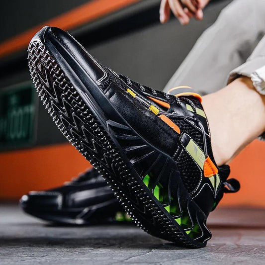 Summer Mesh Breathable Men's Shoes Blade Sneakers Men's Casual All-match Running Shoes