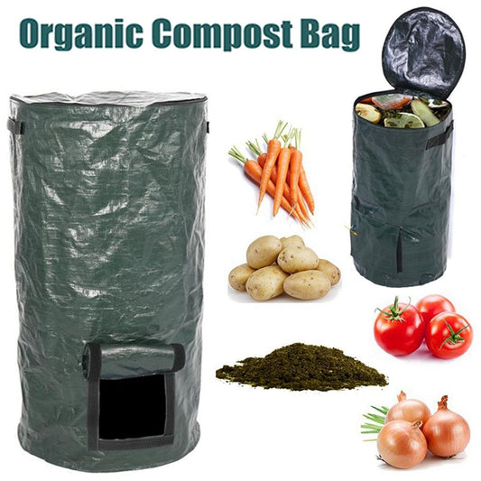 Compost Bag Homemade Organic Ferment PE Compost Bag Kitchen Waste Disposal Garden Accessories
