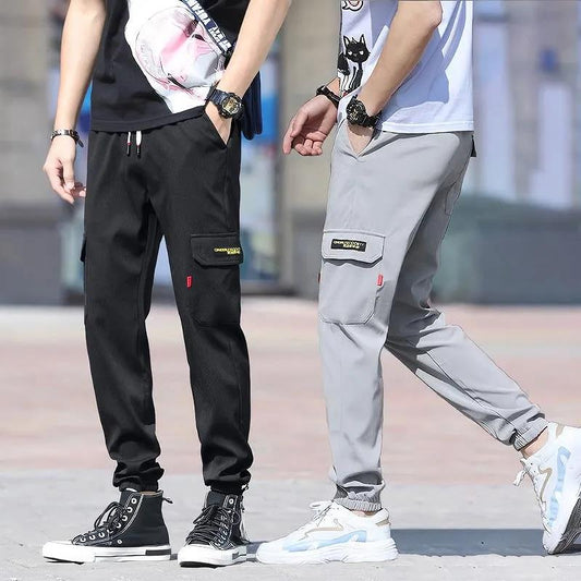Autumn Overalls Loose Men's Leggings Pants Young Students Trousers Casual Pants