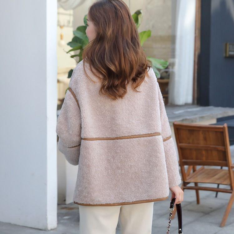 Winter Cold warm Long sleeve fur jacket Trend Large size Fur coat Winter Woman's Cotton Wool Coat