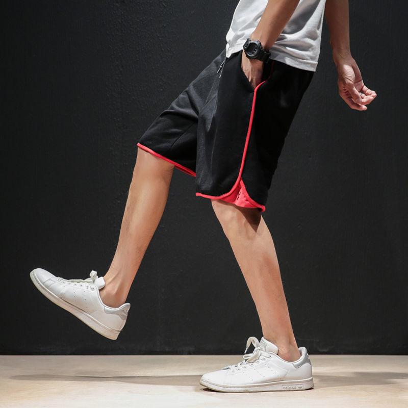 Summer Shorts Men's Wild Loose Students Plus Size Casual Sports Five-point Pants Overalls