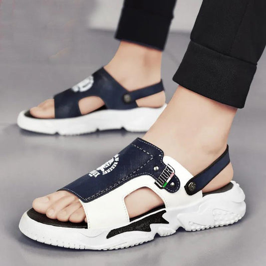 Sandals Men's Summer Student Slippers Dual-use Outer Wear Men's Casual Non-slip Beach Shoes Men