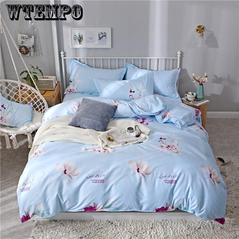 Bedding Set Nordic Comforter Bedspread Bed Sheet Set Duvet Cover Queen King Adult Bed Linens