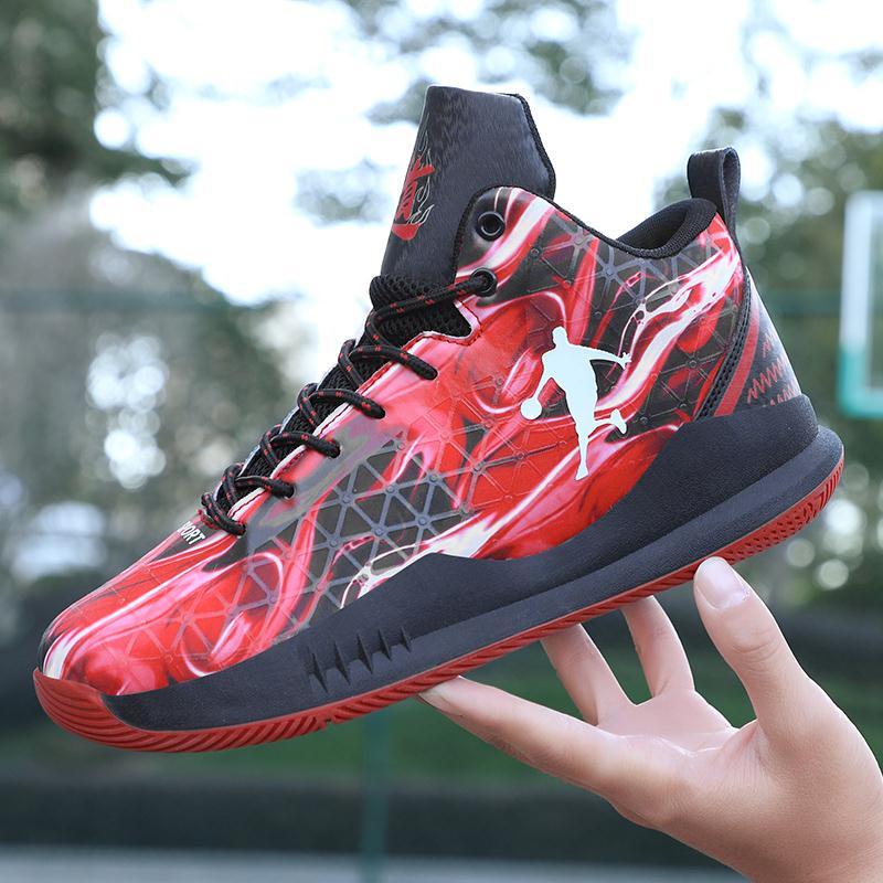 Basketball Shoes for Men Wear Resistant Sweat Skidproof Indoor and Outdoor Sports Shoes Casual Shoes