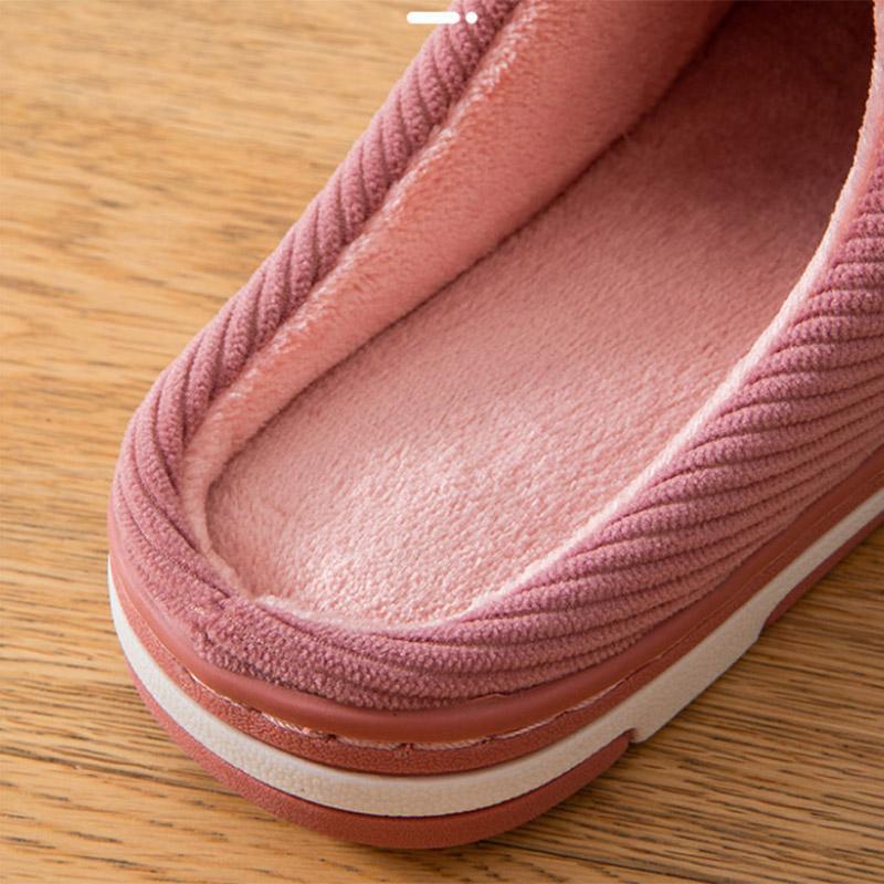 Cotton Slippers for Men and Women Cute Winter Non-slip Couple Indoor Warm and Comfortable Thick-soled Slippers