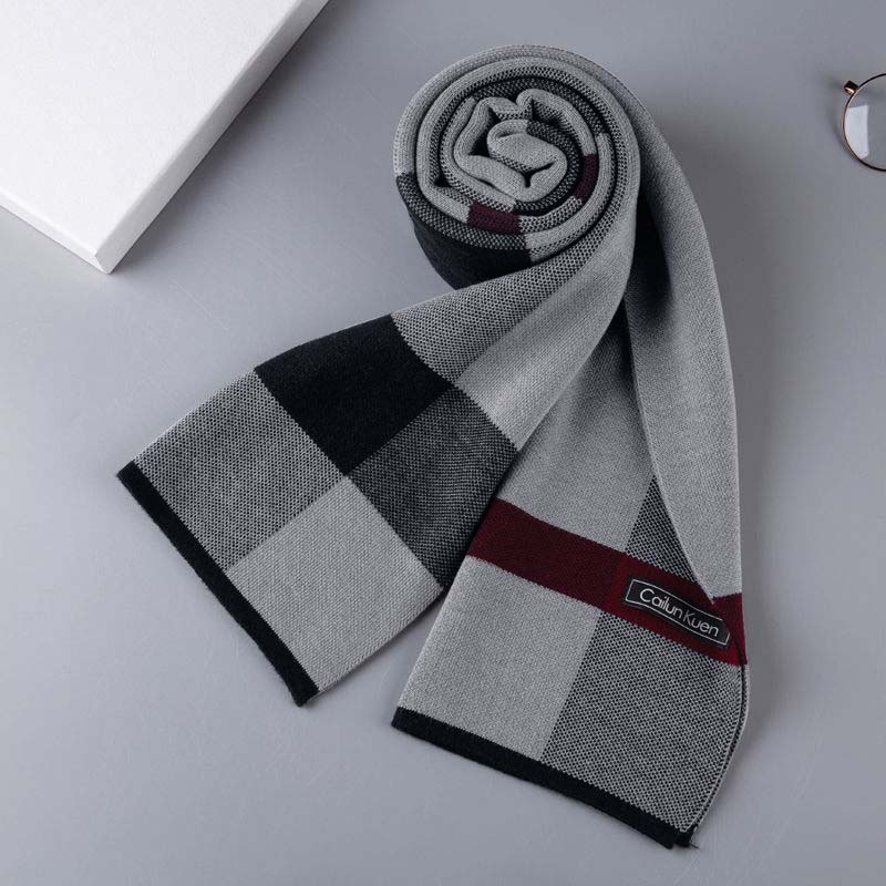 Autumn and Winter Cashmere Scarf Hand-woven Men and Women Windproof and Warm Scarf