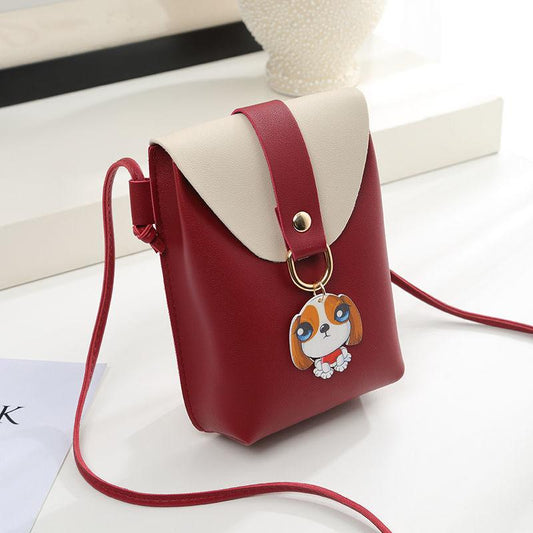 Mini Bag Fashion Trend Casual All-match One-shoulder Messenger Bag Female Cute Mobile Phone Bag Female Small Square Bag