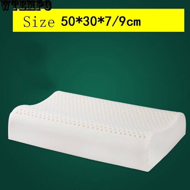 Thailand Natural Latex Pillow Adult Cervical Massage Pillow Pillow Rubber Pillow Neck Pillow