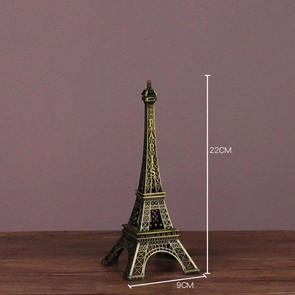 Landmark Building Model Paris Eiffel Tower Crafts Living Room Wine Cabinet Decorations Office Desktop Ornament