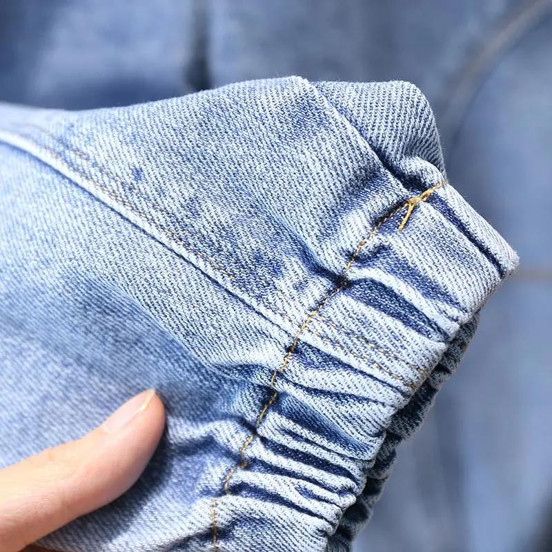 Boys Jeans Spring and Autumn Children's Pants Carrot Pants Casual Pants Drawstring Pants Children's Trousers