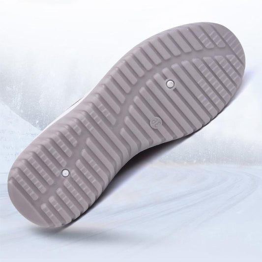 Winter Cotton Shoes Ladies Cloth Shoes Plus Velvet Thick Fashion Non-slip Rubber Sole Leisure Soft Sole Pedal Cotton Boots